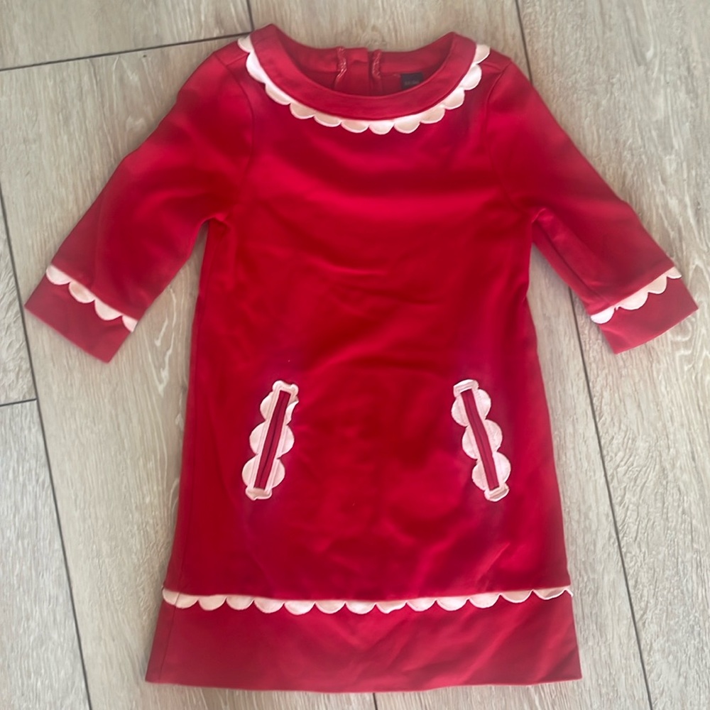 Baby gap holiday dress. Gingerbread details.  Parties.  Photos.  Like New.